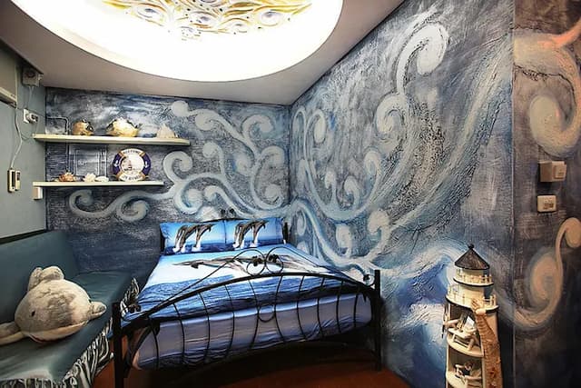 3D Sunflower Embossed B&B-Deluxe Relief Double Room-6