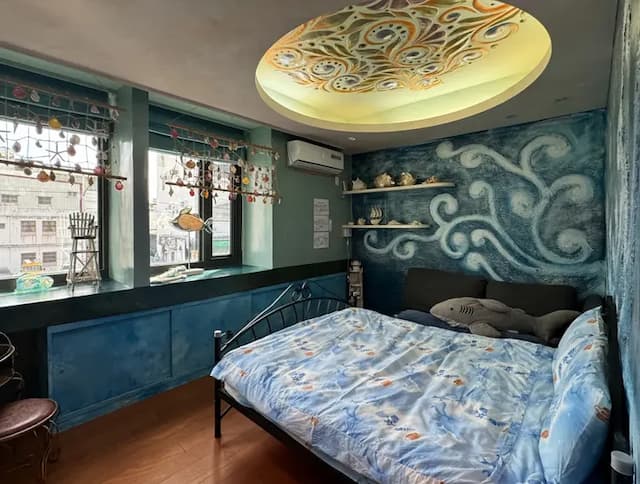 3D Sunflower Embossed B&B-Deluxe Relief Double Room-2