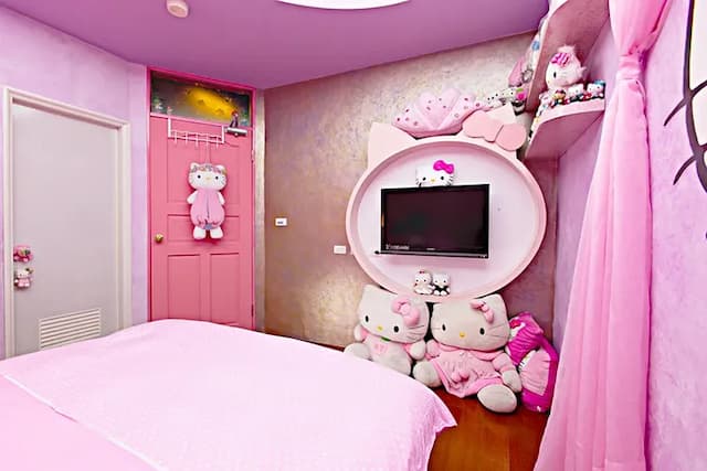 3D Sunflower Embossed B&B-Relief Double Room-6