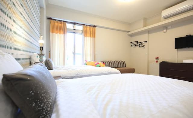 아빠 홈스테이 (A-BA Homestay)-Quadruple Room (two single beds + sofa bed)-1