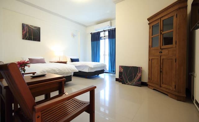 아빠 홈스테이 (A-BA Homestay)-Classic Double Room (two single beds)-7