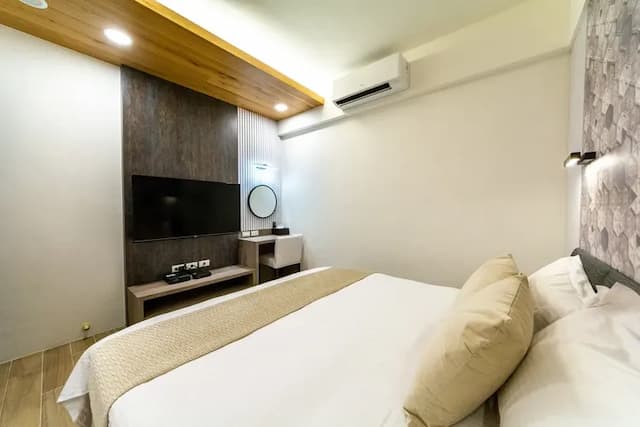 W立方(達布旅)|16人台南包棟 | BBQ烤肉&麻將 | 室外大空間 | 神農街x海安路-101雙人房-1