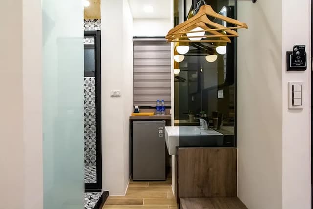 W立方(達布旅)|16人台南包棟 | BBQ烤肉&麻將 | 室外大空間 | 神農街x海安路-101雙人房-5