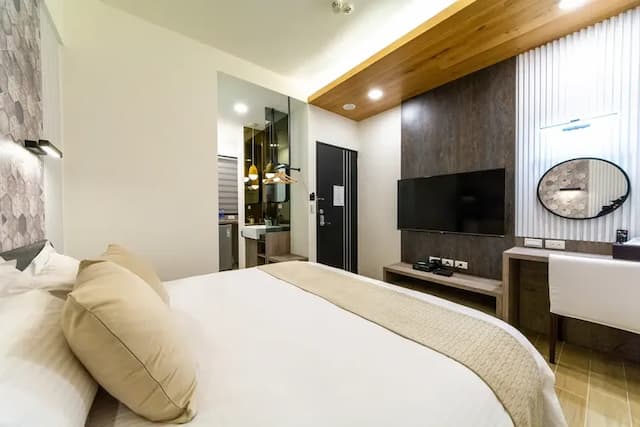 W立方(達布旅)|16人台南包棟 | BBQ烤肉&麻將 | 室外大空間 | 神農街x海安路-101雙人房-4