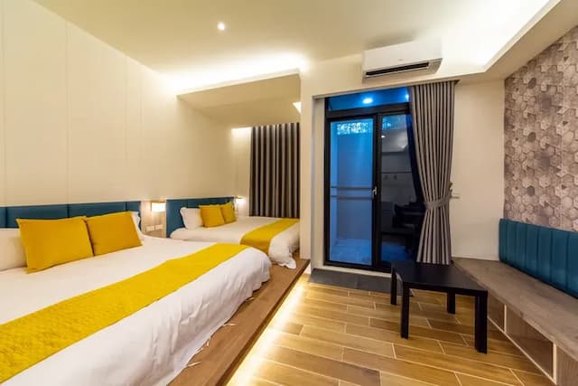 W立方(達布旅)|16人台南包棟 | BBQ烤肉&麻將 | 室外大空間 | 神農街x海安路-102四人房-1