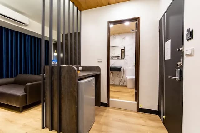 W立方(達布旅)|16人台南包棟 | BBQ烤肉&麻將 | 室外大空間 | 神農街x海安路-201豪華雙人房-8