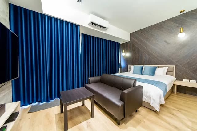 W立方(達布旅)|16人台南包棟 | BBQ烤肉&麻將 | 室外大空間 | 神農街x海安路-201豪華雙人房-2