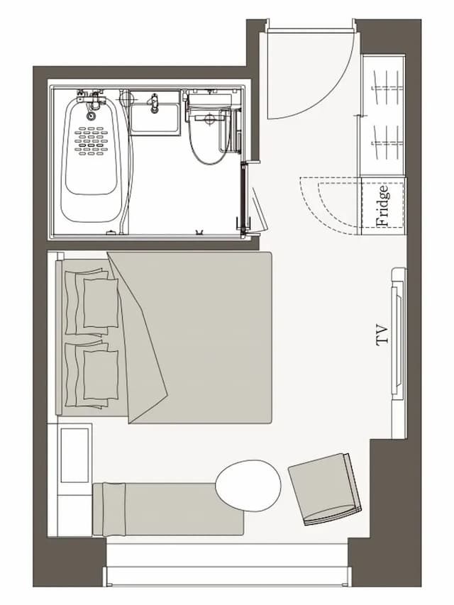 三井花園飯店 豐洲普米爾|大眾浴場/豐洲站步行2分/方便至豐洲市場&千客萬來-標準雙人房|可帶不佔床兒童(0-5歲) 1位【不挑房】-6