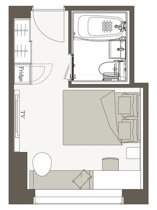 三井花園飯店 豐洲普米爾|大眾浴場/豐洲站步行2分/方便至豐洲市場&千客萬來-標準雙人房 (花園景觀)|可帶不佔床兒童(0-5歲) 1位【不挑房】-8