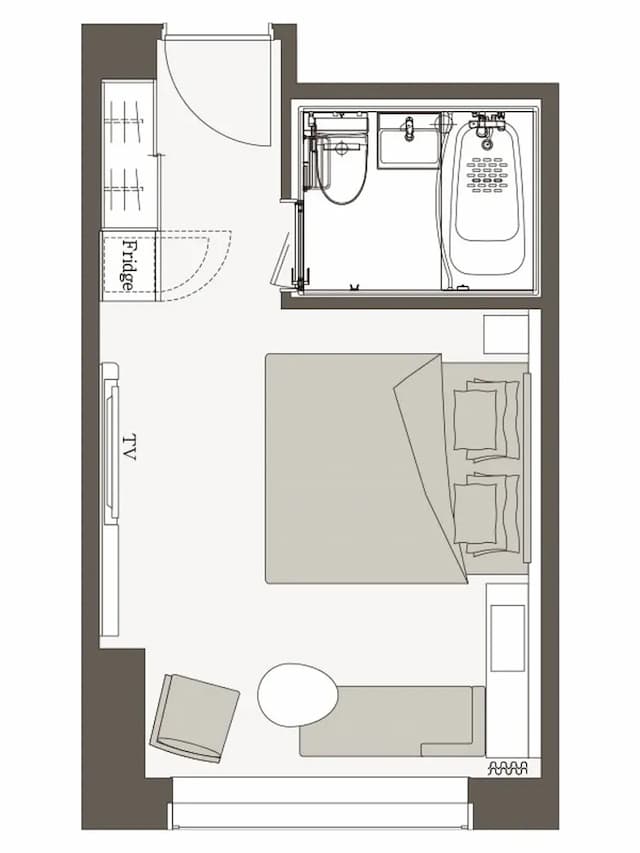 三井花園飯店 豐洲普米爾|大眾浴場/豐洲站步行2分/方便至豐洲市場&千客萬來-高級加大雙人床房|可帶不佔床兒童(0-5歲) 1位【不挑房】-7