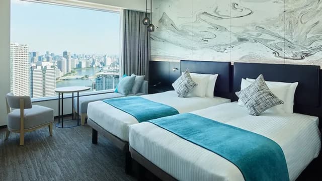 三井花園飯店 豐洲普米爾|大眾浴場/豐洲站步行2分/方便至豐洲市場&千客萬來-高級雙床房|可帶不佔床兒童(0-5歲) 2位【不挑房】-6