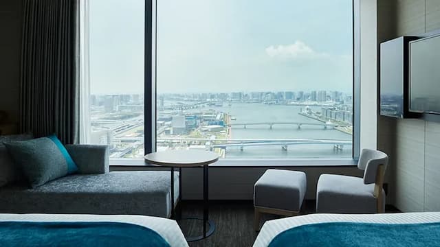 三井花園飯店 豐洲普米爾|大眾浴場/豐洲站步行2分/方便至豐洲市場&千客萬來-高級雙床房-附景觀浴缸|可帶不佔床兒童(0-5歲) 2位【不挑房】-3