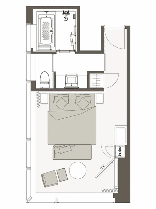 三井花園飯店 豐洲普米爾|大眾浴場/豐洲站步行2分/方便至豐洲市場&千客萬來-●豪華轉角特大雙人床房-附景觀浴缸|可帶不佔床兒童(0-5歲) 1位【不挑房】-6