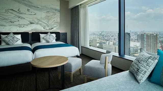 三井花園飯店 豐洲普米爾|大眾浴場/豐洲站步行2分/方便至豐洲市場&千客萬來-行政角落雙床房-附景觀浴缸|可帶不佔床兒童(0-5歲) 3位【不挑房】-3