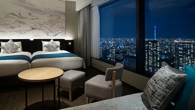 三井花園飯店 豐洲普米爾|大眾浴場/豐洲站步行2分/方便至豐洲市場&千客萬來-行政角落雙床房-附景觀浴缸|可帶不佔床兒童(0-5歲) 3位【不挑房】-4