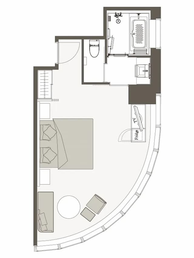 三井花園飯店 豐洲普米爾|大眾浴場/豐洲站步行2分/方便至豐洲市場&千客萬來-行政角落特大雙人床房-附景觀浴缸|可帶不佔床兒童(0-5歲) 1位【不挑房】-8