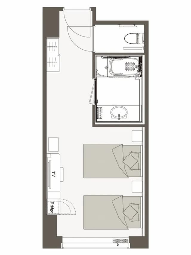 三井花園飯店 豐洲普米爾|大眾浴場/豐洲站步行2分/方便至豐洲市場&千客萬來-無障礙雙床間|可帶不佔床兒童(0-5歲) 2位【不挑房】-5