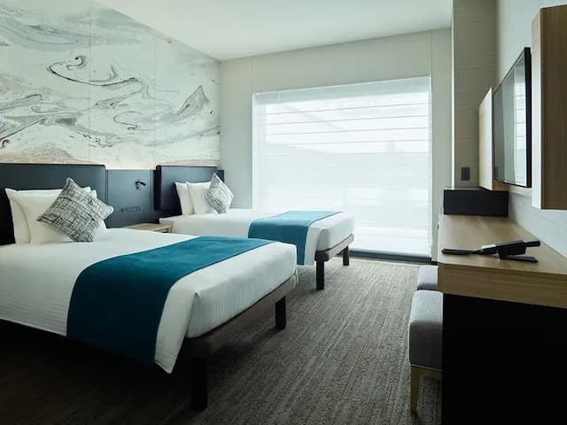 アクセシブルツインルーム禁煙 ※内向き眺望