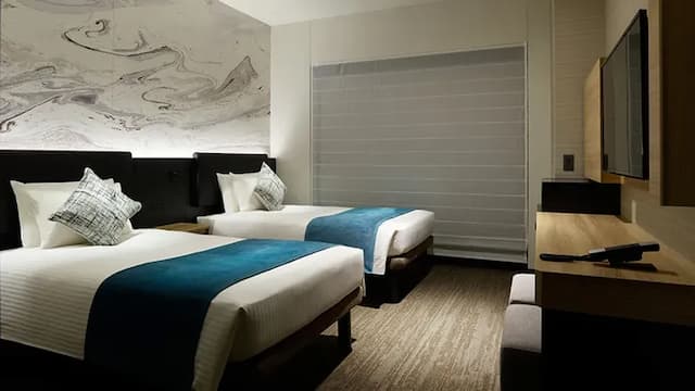 三井花園飯店 豐洲普米爾|大眾浴場/豐洲站步行2分/方便至豐洲市場&千客萬來-無障礙雙床間|可帶不佔床兒童(0-5歲) 2位【不挑房】-2