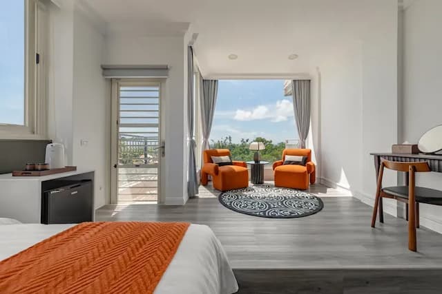 Sunset Mu Style Inn-Double Room with Balcony and Sea View-3