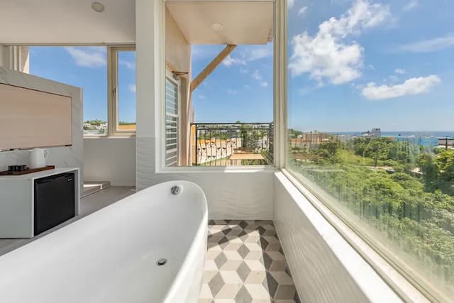 Sunset Mu Style Inn-Superior Double Room with Balcony and Sea View-9