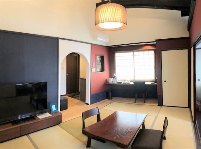 Kamishichiken Oku-Deluxe Double Room Japanese / Western Room 【ougi】-2