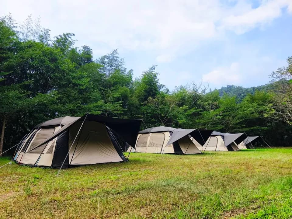 新月塢溫泉 Mikatsuki Tani|獨家9折起!尖石溫泉、可愛動物區-免搭帳篷(寢具需加購或自備)-1