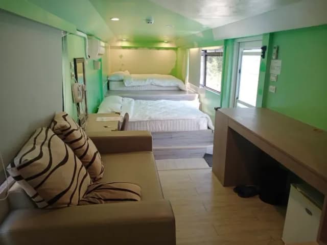 星雲谷|全新上架!星空豪華露營車、專屬烤肉庭院、夢幻雲海秘境-星空露營車(巴士房型)-3