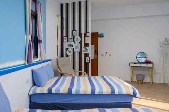 黃金海岸民宿 | 12-26人可澎湖包棟 | 海景房 | 隘門沙灘-包棟四房 | 雙人房*2,四人房*2-2