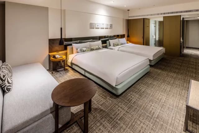 新悦花園酒店|親子主題房&遊戲室&寵物專屬旅館-【2026】豪華家庭房 (兩大床)-2