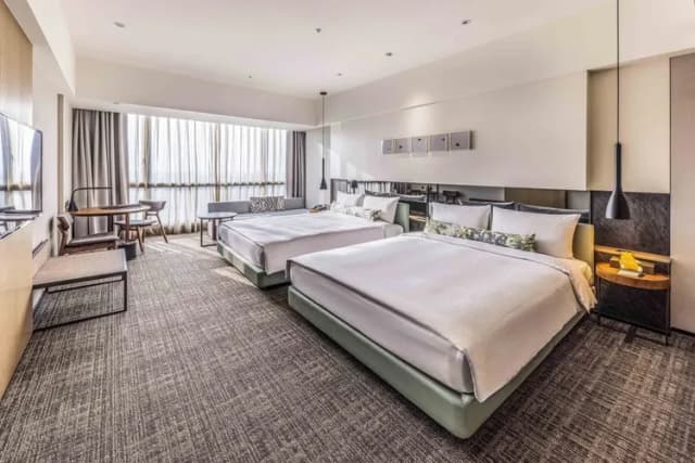 新悦花園酒店|親子主題房&遊戲室&寵物專屬旅館-【2026】豪華家庭房 (兩大床)-1