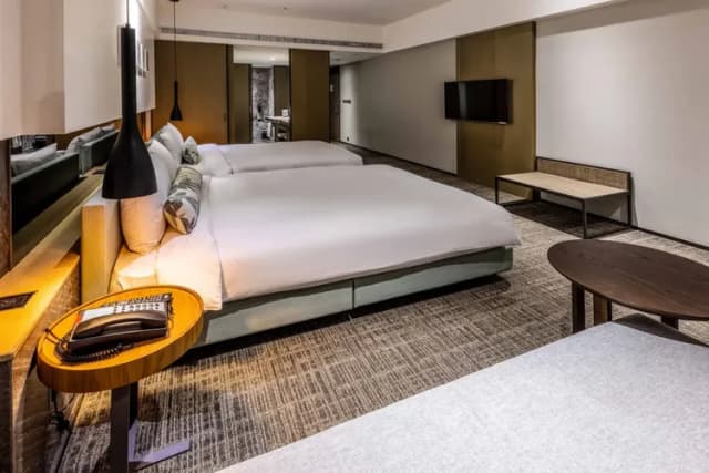 新悦花園酒店|親子主題房&遊戲室&寵物專屬旅館-【2026】豪華家庭房 (兩大床)-3