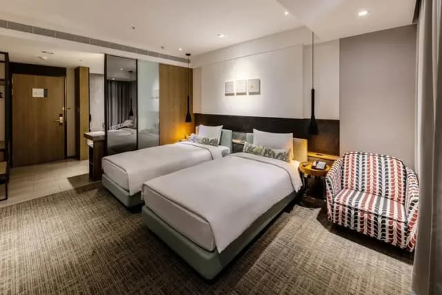 新悦花園酒店|親子主題、寵物友善-『快閃優惠』標準雙床客房-2