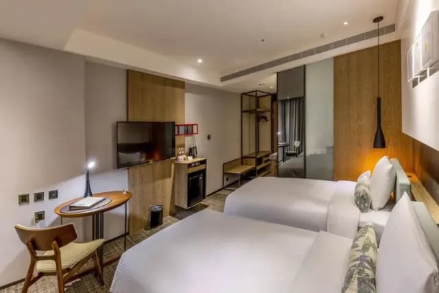 新悦花園酒店|親子主題、寵物友善-『快閃優惠』標準雙床客房-3