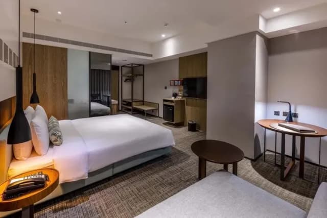 新悦花園酒店|親子主題、寵物友善-『快閃優惠』精緻客房(一大床)-4