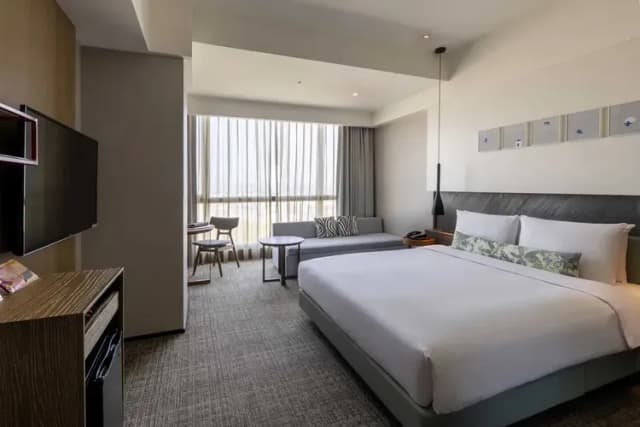 新悦花園酒店|親子主題、寵物友善-『快閃優惠』精緻客房(一大床)-3