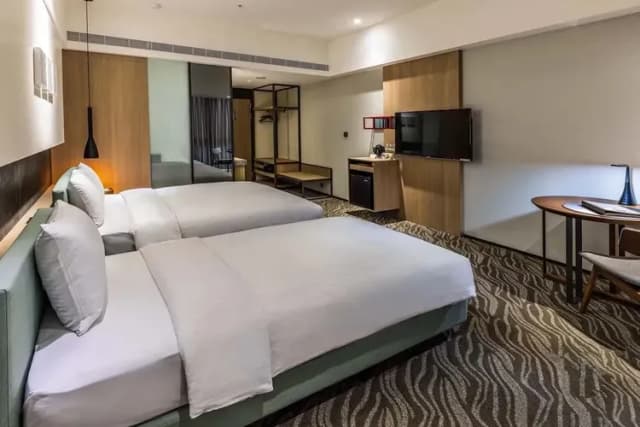 新悦花園酒店|親子主題、寵物友善-『快閃優惠』精緻三人房(一大+一小床)-3