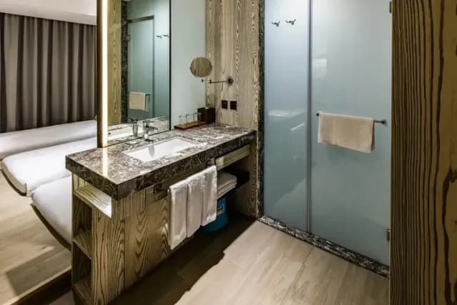 新悦花園酒店|親子主題、寵物友善-『快閃優惠』日式童趣房B (三單床墊)+溜滑梯-9