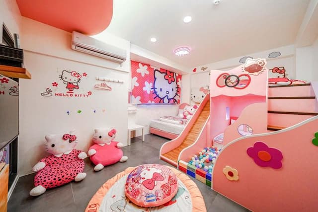 蘭洋親子民宿 | 21人宜蘭villa包棟 | BBQ&KTV&麻將&戲水池&滑梯房-21人包棟(五間房)|雙人房*1,四人房*2,五人房*1,六人房*1-4