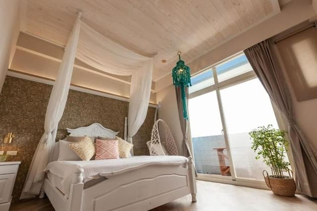 聽海說故事|6-10人花蓮包棟|海景|麻將&桌遊&BBQ烤肉-三樓雙人海景房-1