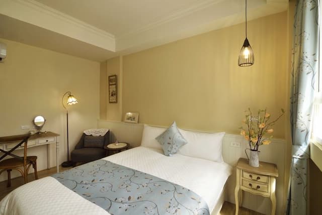 日安美好民宿|法式田園風|車站-伯爵夫人雙人房-2