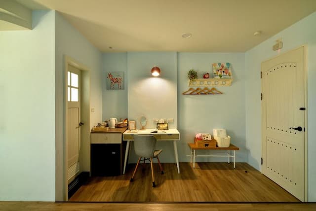 日安美好民宿|法式田園風|車站-天空之城四人房-3