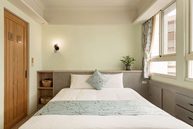 日安美好民宿|法式田園風|車站-小熊森活四人房-3