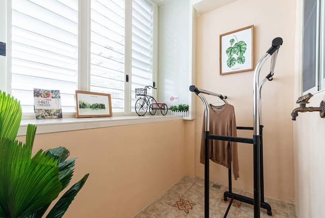 日安美好民宿|法式田園風|車站-小熊森活四人房-9