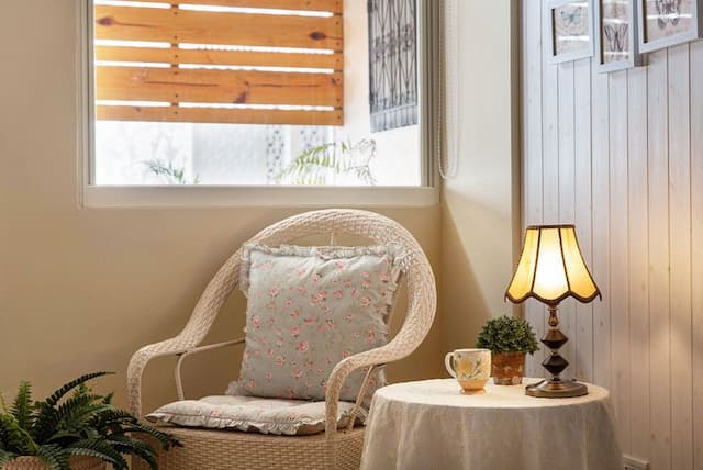 日安美好民宿|法式田園風|車站-沐光香氣雙人房-2