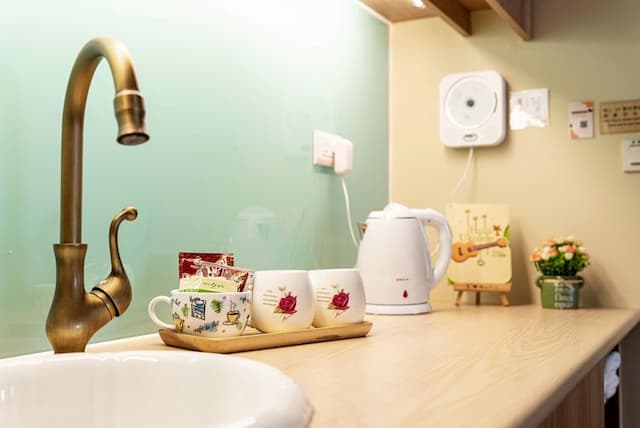 日安美好民宿|法式田園風|車站-沐光香氣雙人房-4