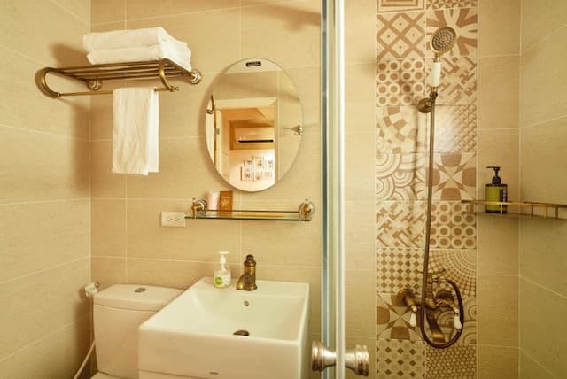 日安美好民宿|法式田園風|車站-沐光香氣雙人房-6