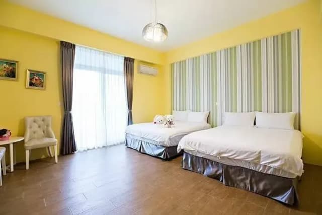 四人房-2大床-落地窗附陽台