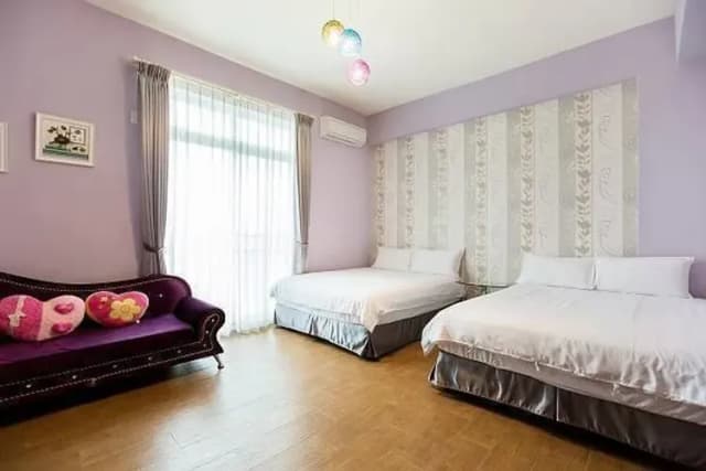 四人房-2大床-落地窗附陽台