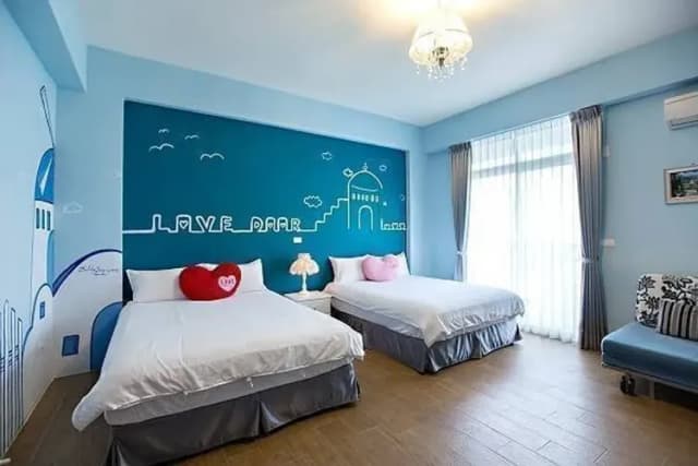 四人房-2大床-落地窗附陽台